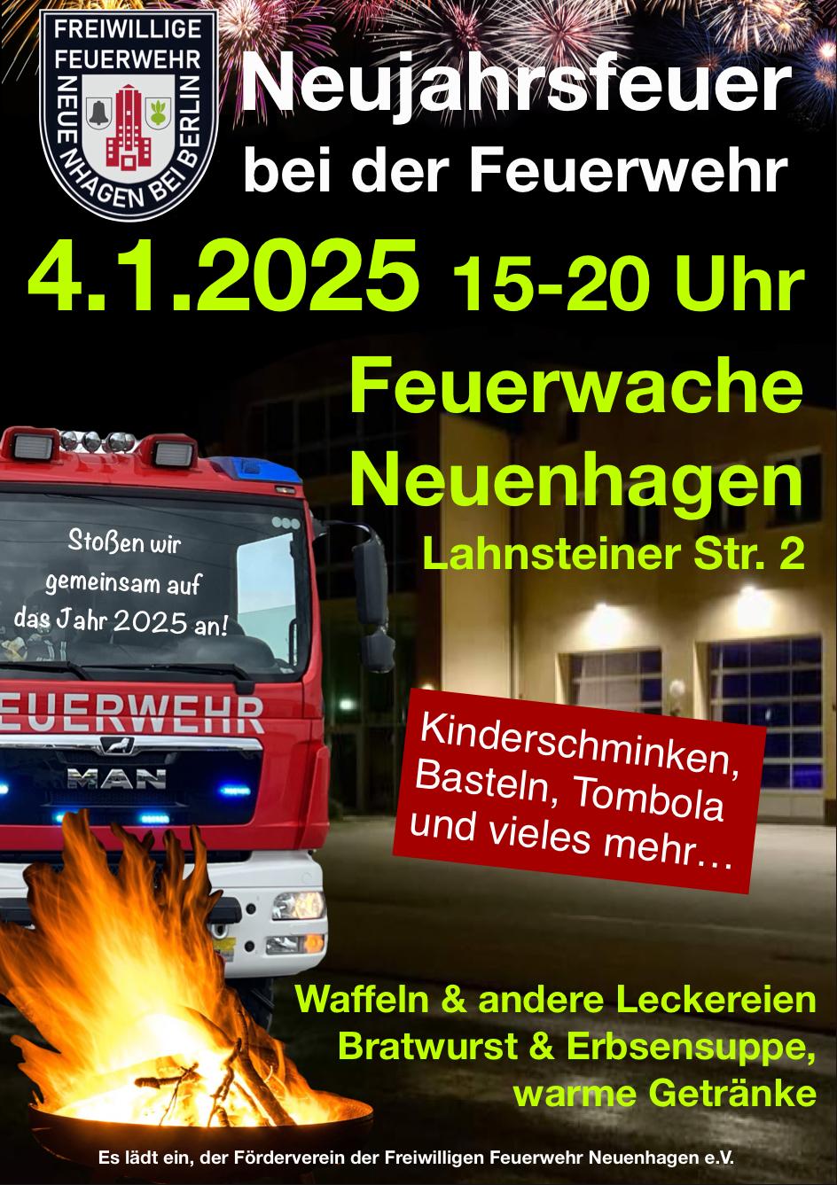FFW NHG 2025 01 Neujahrfeuer